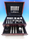 Scroll by Georg Jensen Danish Sterling Silver Flatware Set Service 45 pieces
