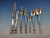 Royal Danish by International Sterling Silver Flatware Set 8 Service 64 Pcs