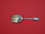 Chrysanthemum by Durgin Sterling Silver Fish Serving Fork Gold Washed 8"