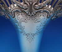 J.E. Caldwell Sterling Silver Flower Basket #5663/47 20" x 11" 49.7 ozt. (#7629)