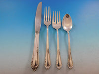 Dancing Flowers by Reed & Barton Sterling Silver Flatware Set Service 64 pcs