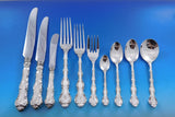 Pompadour by Birks Canada Sterling Silver Flatware Set 12 Service 126 pcs Dinner