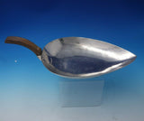 Mexican Sterling Silver Entree Serving Dish Leaf Shape (#5010)