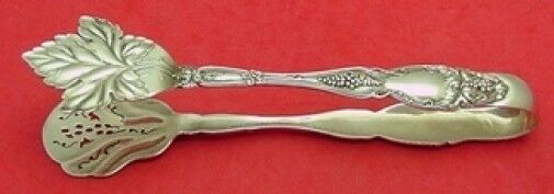 Cloeta by International Sterling Silver Pastry Tongs 6 1/4" Original Pierced