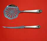 Spring Glory by International Sterling Silver Tomato Serving Set 2pc Custom Made