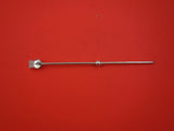 Mexican Sterling Silver Sipper Straw /with shovell bowl Damaso Gallegos 8 5/8"
