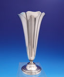 Lotus by Watson Wallace Sterling Silver Weighted Trumpet Vase 8" A974 (#9226)