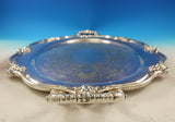 Hampton Court by Reed and Barton Sterling Silver Tea Set 5pc w/ SP Tray (#9019)