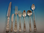 Baltimore Rose by Schofield Sterling Silver Flatware Set 8 Service 59 pcs Dinner