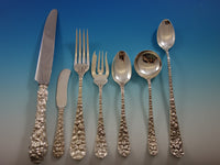 Baltimore Rose by Schofield Sterling Silver Flatware Set 8 Service 59 pcs Dinner