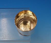 RTM .999 Silver Beaker Gold Washed w/ Table Rest 2 3/4" x 2 3/8" (#7607) Unique