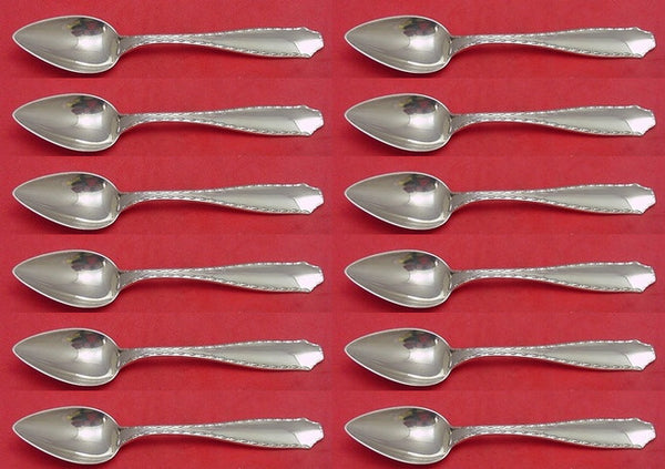 Marquise by Tiffany & Co. Sterling Silver Grapefruit Spoon Set of 12 pcs 5 3/4"