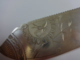 Moresque by Wendt Sterling Silver Serrated Cake Knife In Original Fitted Box
