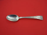 Lap Over Edge Acid Etched By Tiffany Sterling Place Soup Spoon w/ flowers 7"