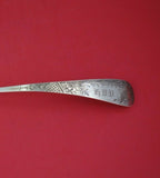 Bright-Cut by Faber and Son Sterling Silver Soup Ladle Gold Washed 12 1/2"
