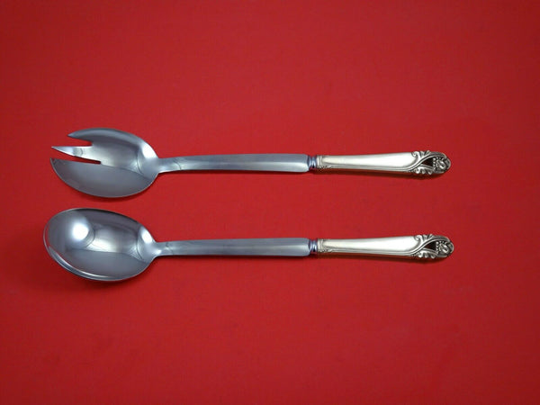 Spring Glory by International Sterling Silver Salad Serving Set Modern Custom