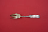 Flora by Shiebler Sterling Silver Pastry Fork GW 3-tine w/ wild rose 5 7/8"