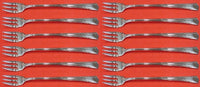 Greenbrier by Gorham Sterling Silver Cocktail Fork Set 12 pieces 5 1/2"