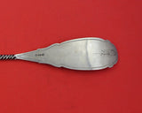 Coin Silver by Hotchkiss & Schreuder Soup Ladle w/ Shell bowl Engine Turned 13"