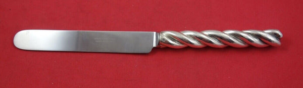 Rope by Roux-Maquiand Silverplate Dinner Knife blunt WS 9 1/4"