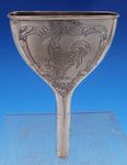Wm Kerr Sterling Silver Wine Funnel Rooster Holding Glass #53 4.75" (#8385)