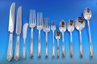 Della Robbia by Alvin Sterling Silver Flatware Set Service 106 pieces Dinner