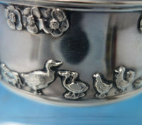 Noah's Ark by Gorham Sterling Silver Child's Set 2pc c.1910 #A4476/77 (#5356)