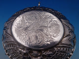 Charles Stuart Harris English Victorian Sterling Silver Bowl Oval Flowers #8424