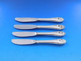 Lily of the Valley Gorham Sterling Silver Butter Spreader HH Modern Set 8 pcs