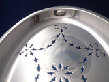 English Silver on Copper Warming Dome with Stand c. 1800 8" x 1 1/2" (#5978)