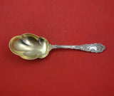 Renaissance by Dominick and Haff Sterling Silver Berry Spoon Gold Washed 7 3/4"