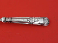 Kings English Sterling by Unknown Sterling Fish Knife HH plated blade  7 7/8"