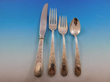 Old Maryland Engraved by Kirk Sterling Silver Flatware Set for 12 Service 87 pcs