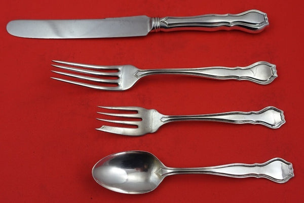 Nile by Wallace Sterling Silver Dinner Size Place Setting(s) 4-Piece Vintage