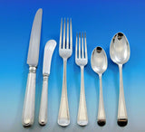 Feather Edge by CJ Vander Sterling Silver Flatware Set 12 Service Dinner 76 pcs