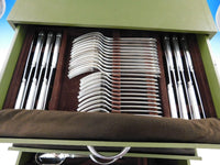 Aria by Christofle France Sterling Silver Flatware Service 12 Set 100 pcs in box