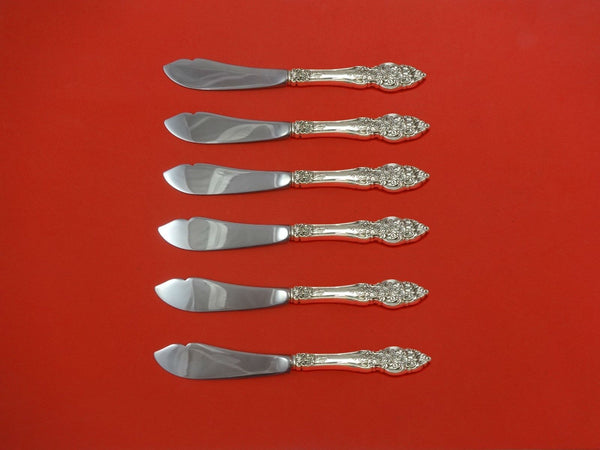Vienna by Reed and Barton Sterling Silver Trout Knife Set 6pc HHWS Custom 7 1/2"