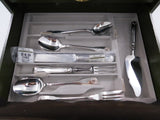 Vendome Arcantia Christofle Silverplate Flatware Set 12 Service 121 pcs Unused