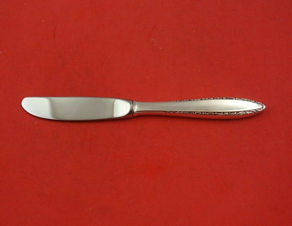 Lace Point by Lunt Sterling Silver Butter Spreader Hollow Handle 6 1/4" Heirloom