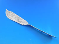 Dew Drop by Shiebler Sterling Silver Flat Master Butter Twist Handle BC 7 3/4"