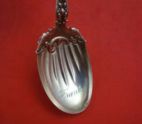 Dresden by Whiting Sterling Silver Sugar Spoon Gold Washed Dated 1900 6"