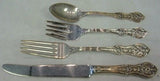 Springtime by International Sterling Silver Regular Size Place Setting(s) 4pc