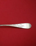 Towle Sterling Silver Place Soup Spoon w/ Brite-Cut Clover 7"