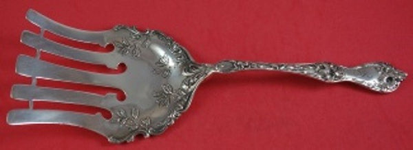 Les Cinq Fleurs by Reed and Barton Asparagus Fork 5-Tine w/bar 9 5/8"