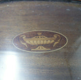 Roden Canadian Sterling Silver Wood and Glass Gallery Tray 25" x 14" (#5938)