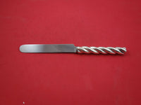 Rope by Roux-Maquiand Silverplate Dinner Knife blunt WS 9 1/4"
