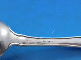 Lap Over Acid Etched by Tiffany Sterling Silver Place Soup Spoon Flowers 7" #1