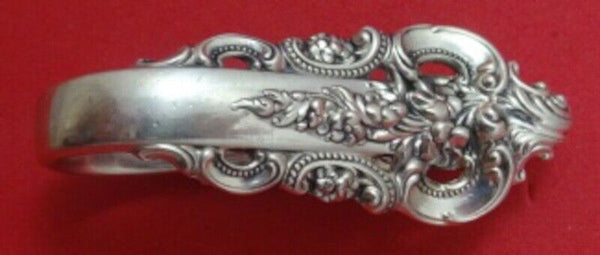 Grande Baroque by Wallace Sterling Silver Napkin Clip original 2"