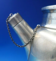 Redlich and Co Sterling Silver Martini Shaker Deco Style #8815 w/ Acorn (#6044)