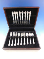 English Gadroon by Gorham Sterling Silver Flatware Set for 8 Service 32 Pieces